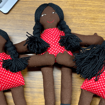Dolls for young Aretha.